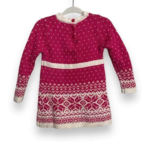 Heirloom by Polly Flinders Pink Sweater Dress Size 9 months - Picture 2 of 6